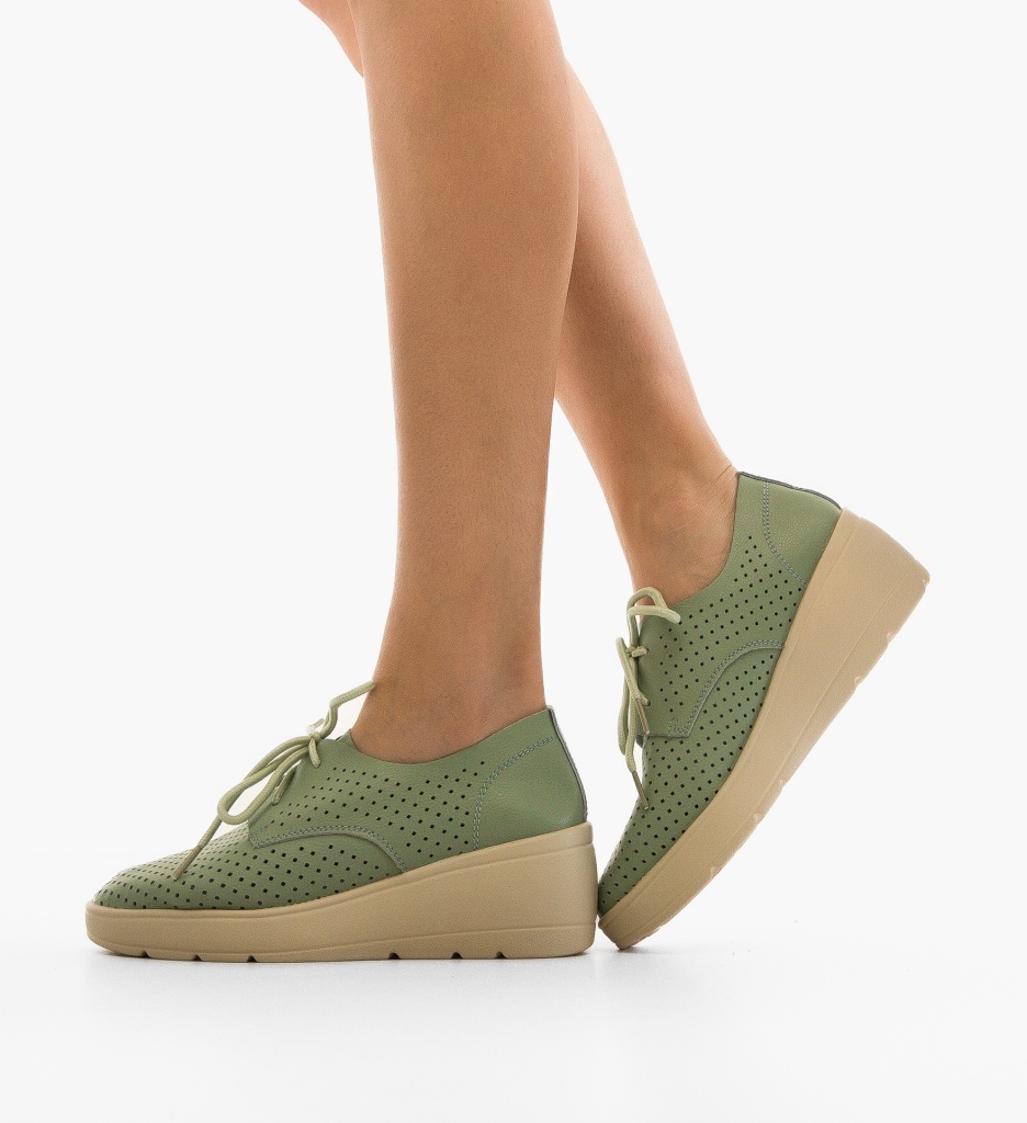 Platforme Dama Mersonk Verzi | Stil si Confort - imagine 3