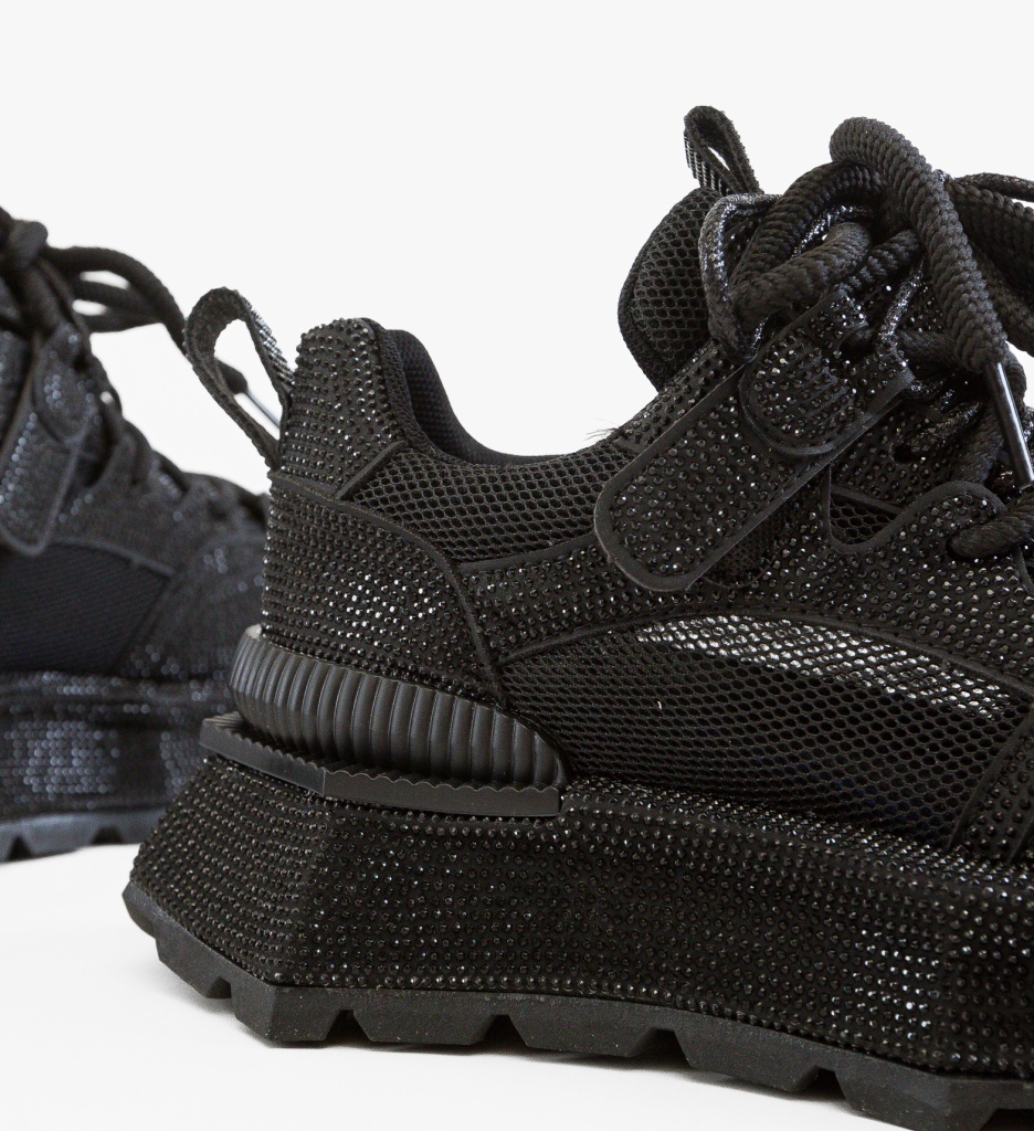 Sneakers Dama Kombat Negri - Confort și Stil Sport - imagine 8