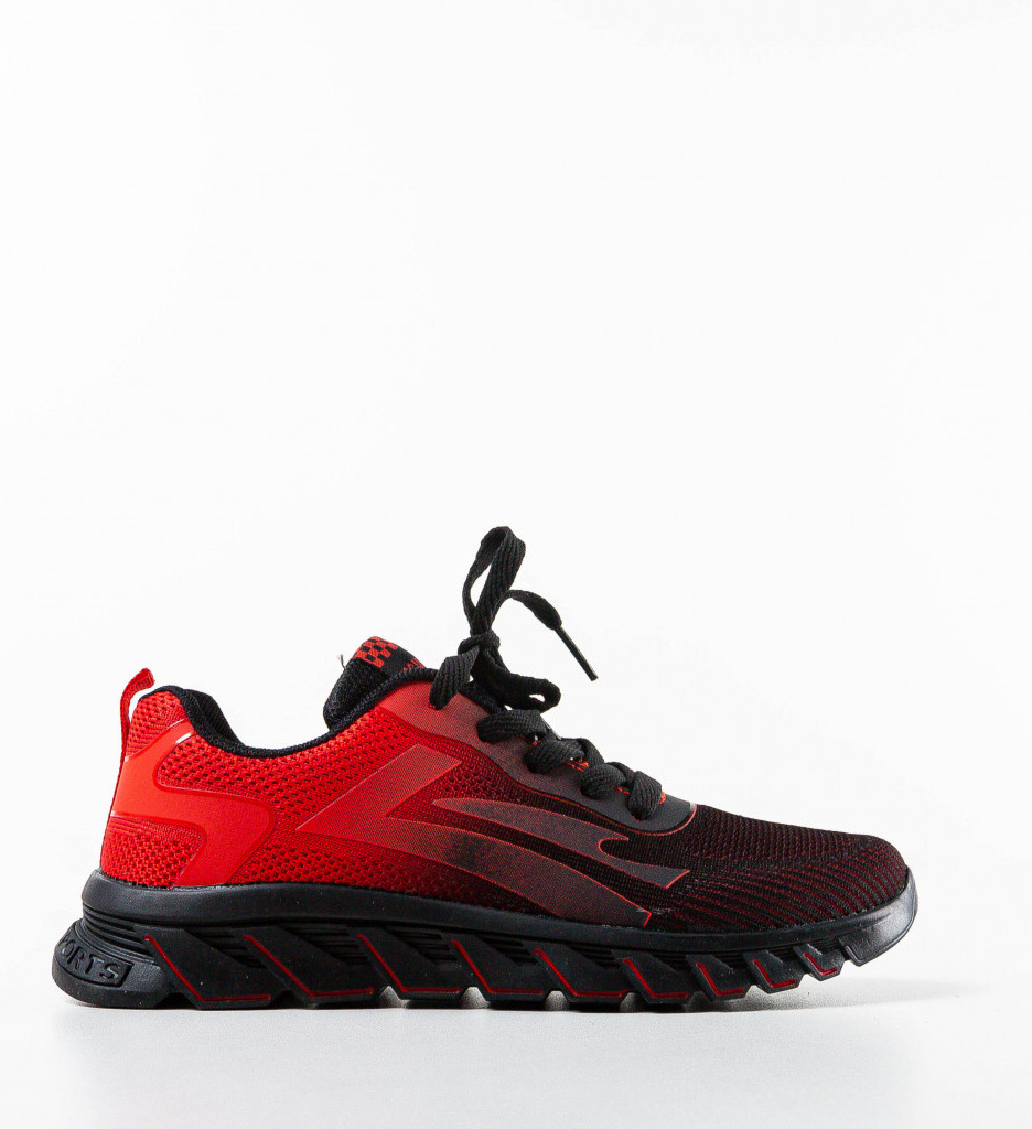 Pantofi Sport Caiden Roșii - Confort Maxim - imagine 4