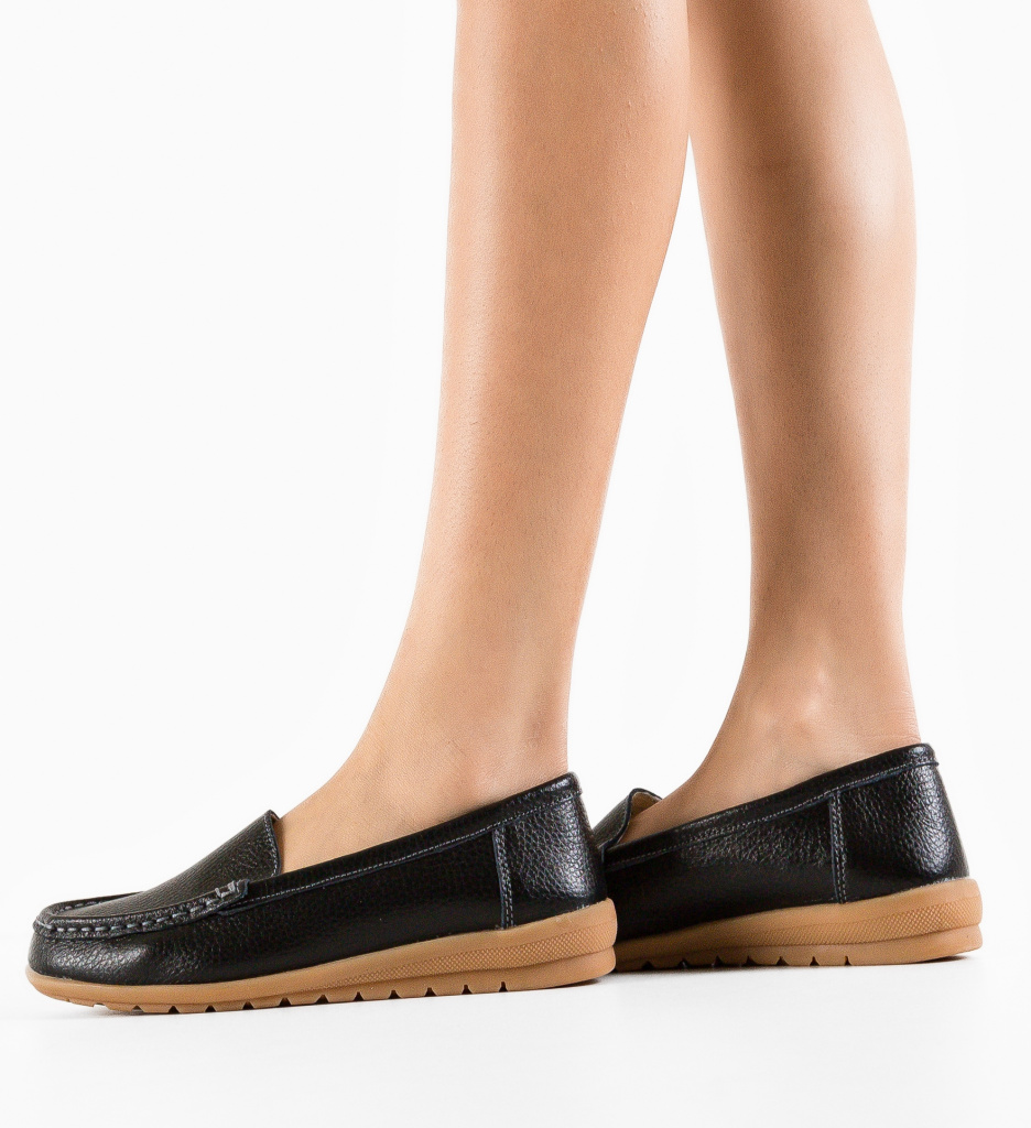 Pantofi Casual Georgie Negri | Eleganță Zilnică - imagine 4