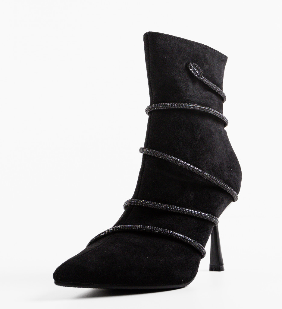 Botine Dama Hatti Negre - Eleganță și Confort - imagine 7