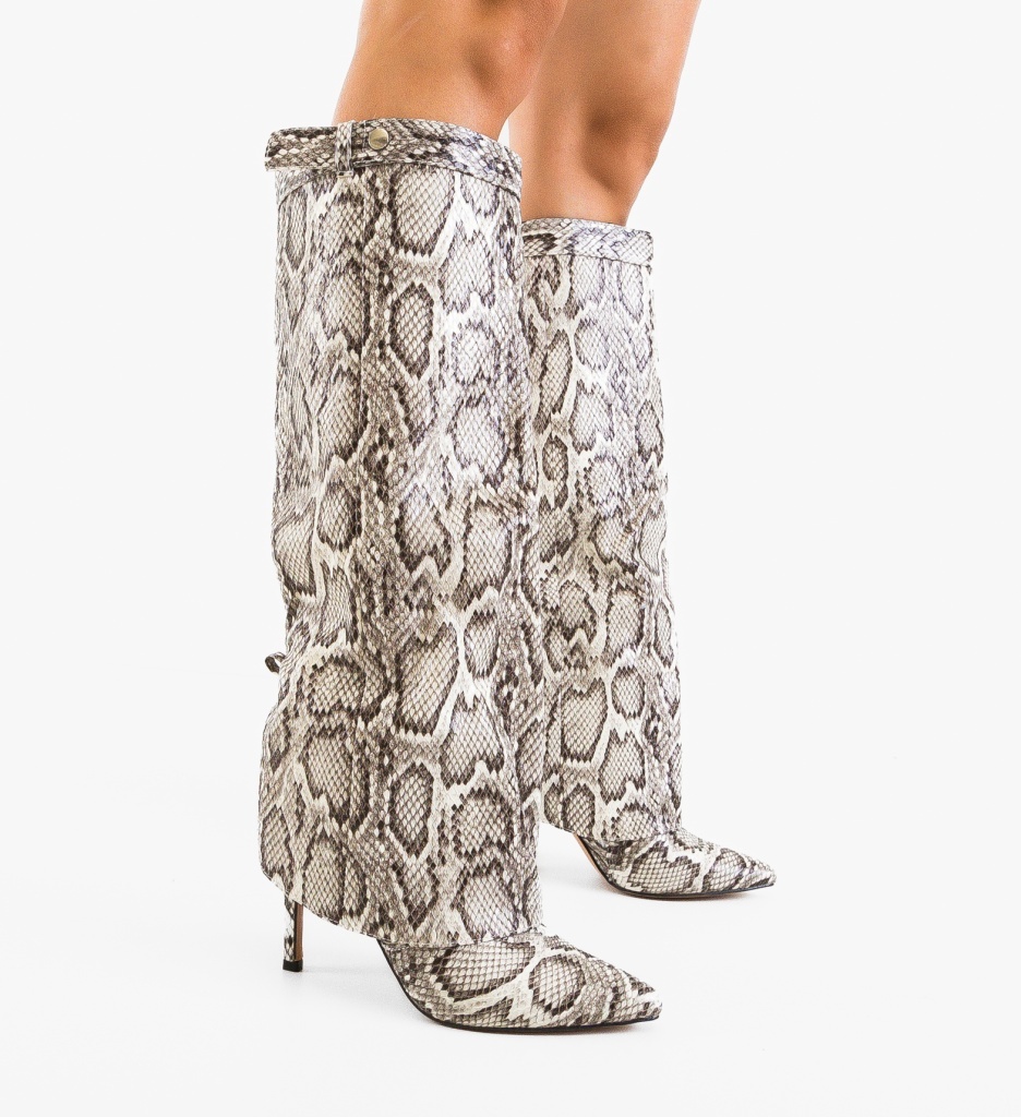 Cizme Dama Sneiki Print - Stil și Confort Modern