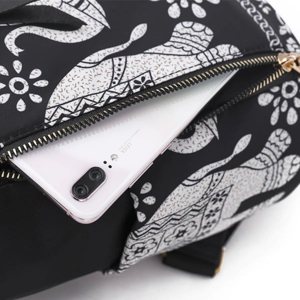 Rucsac Dama Raelyn OEM Negru 2-in-1 - imagine 4