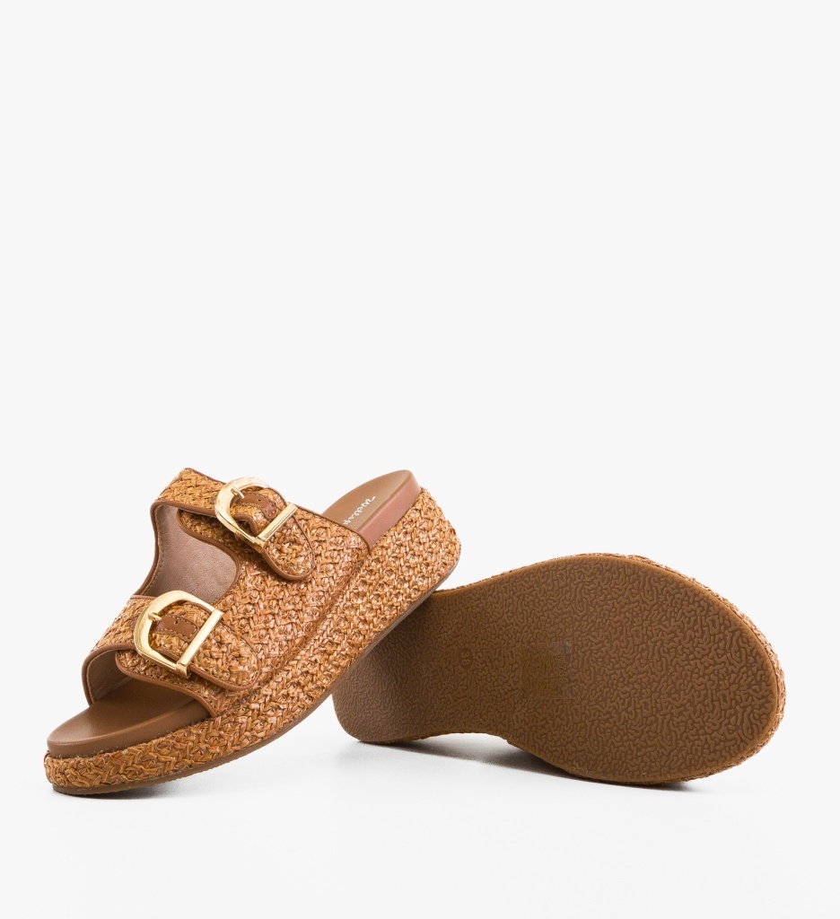 Papuci Dama Ucrey Camel Eleganți și Confortabili - imagine 4