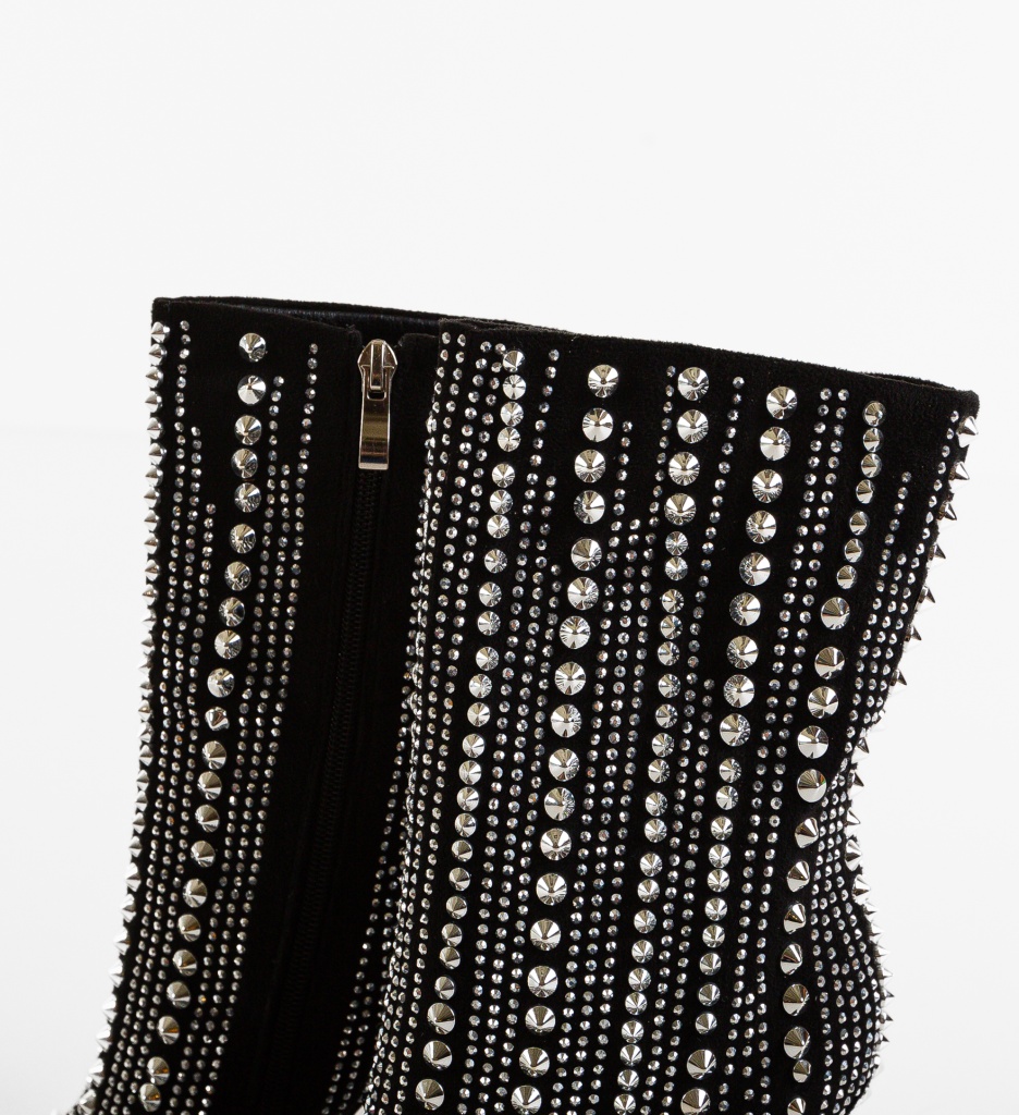 Botine Tintime Negre Depurtat - Eleganță Premium - imagine 7