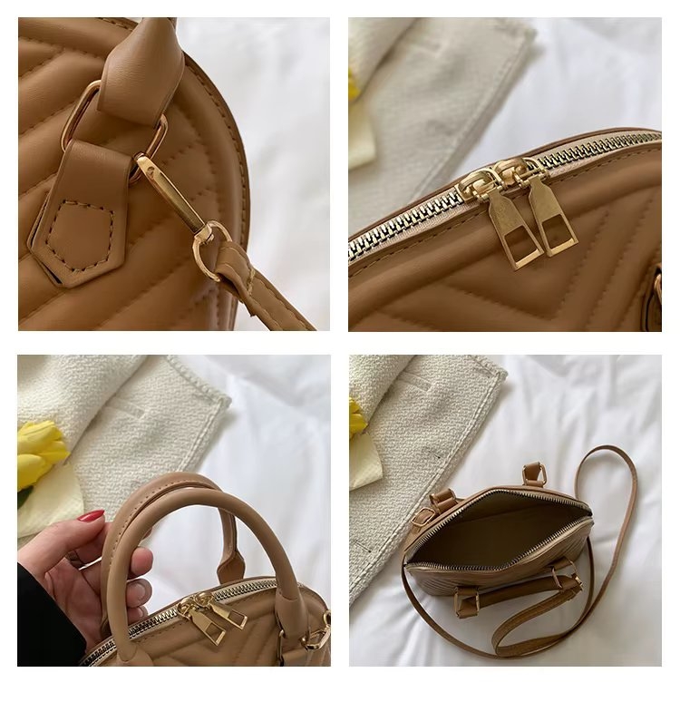 Geanta Dama Delis Ilanora Portocaliu, Piele Eco - imagine 5