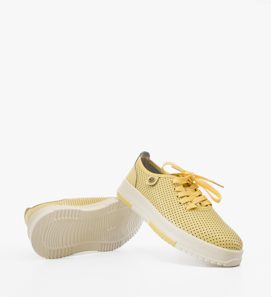 Pantofi Casual Galbeni Ygrysha | Confort Zilnic - imagine 7
