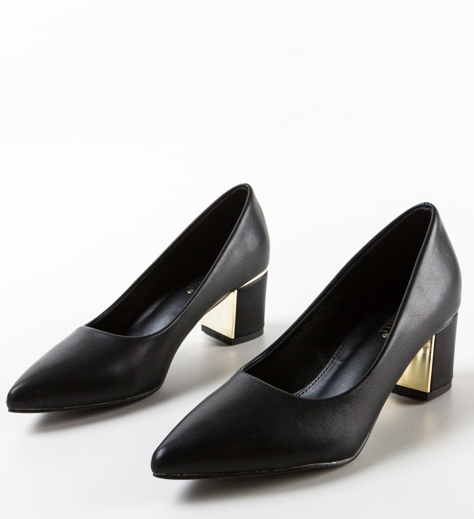 Pantofi Dama Gavin Negru | Eleganță Asigurată - imagine 5