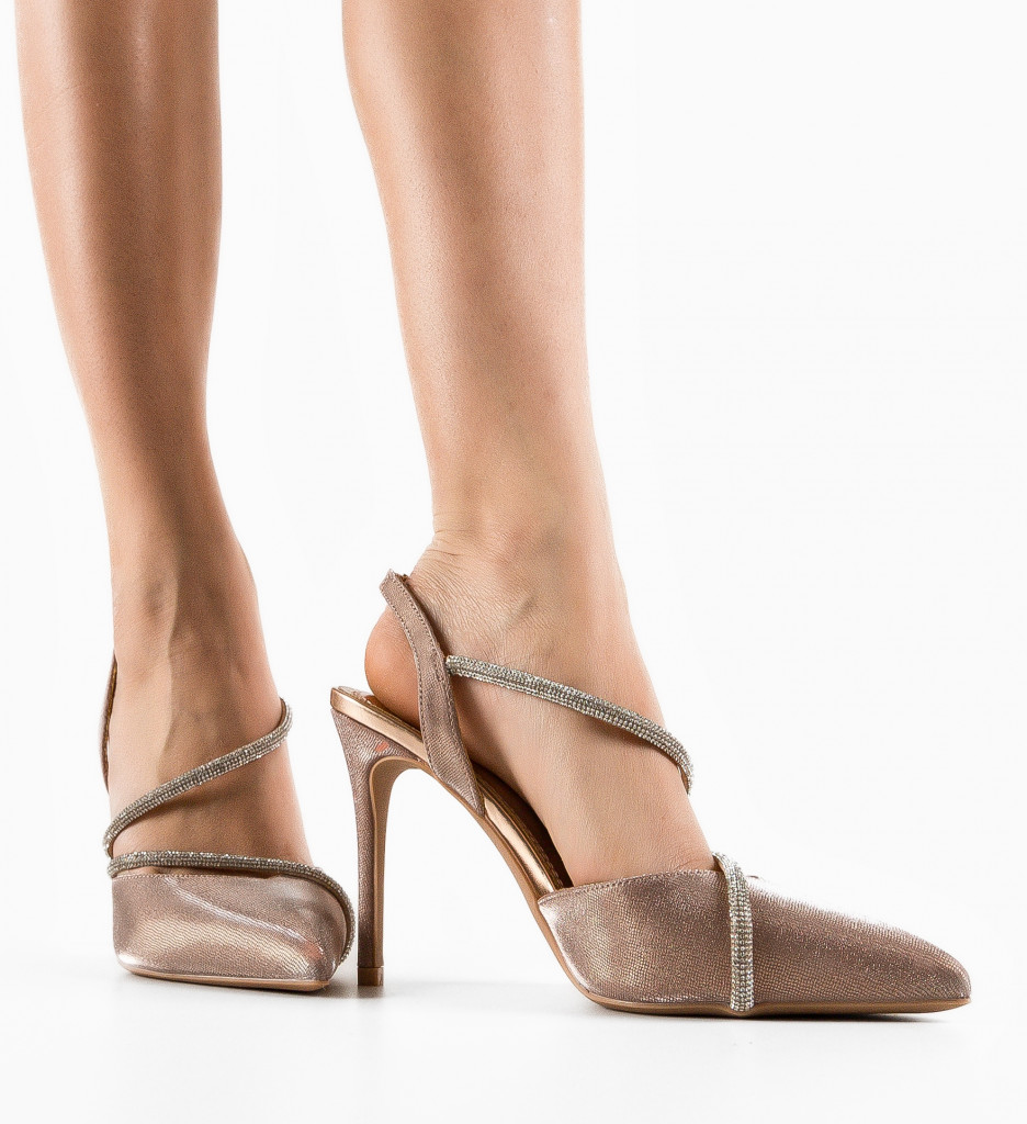 Pantofi Dama Lemartes Roze - Eleganță și Stil - imagine 2