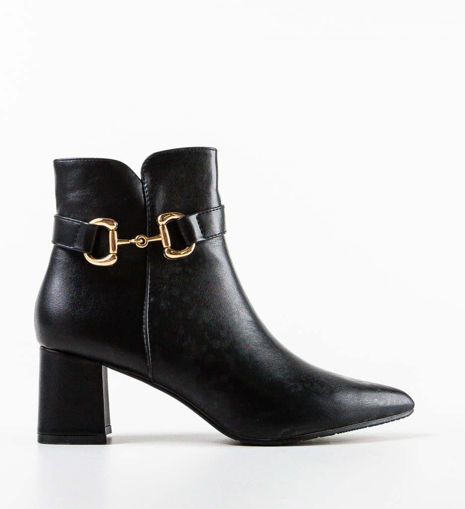 Botine Dama Trame Negre | Stil și Confort - imagine 4