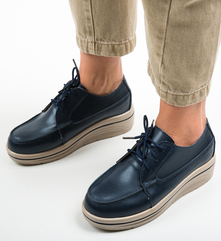 Pantofi Sport Atanom Bleumarin | Confort & Stil - imagine 3