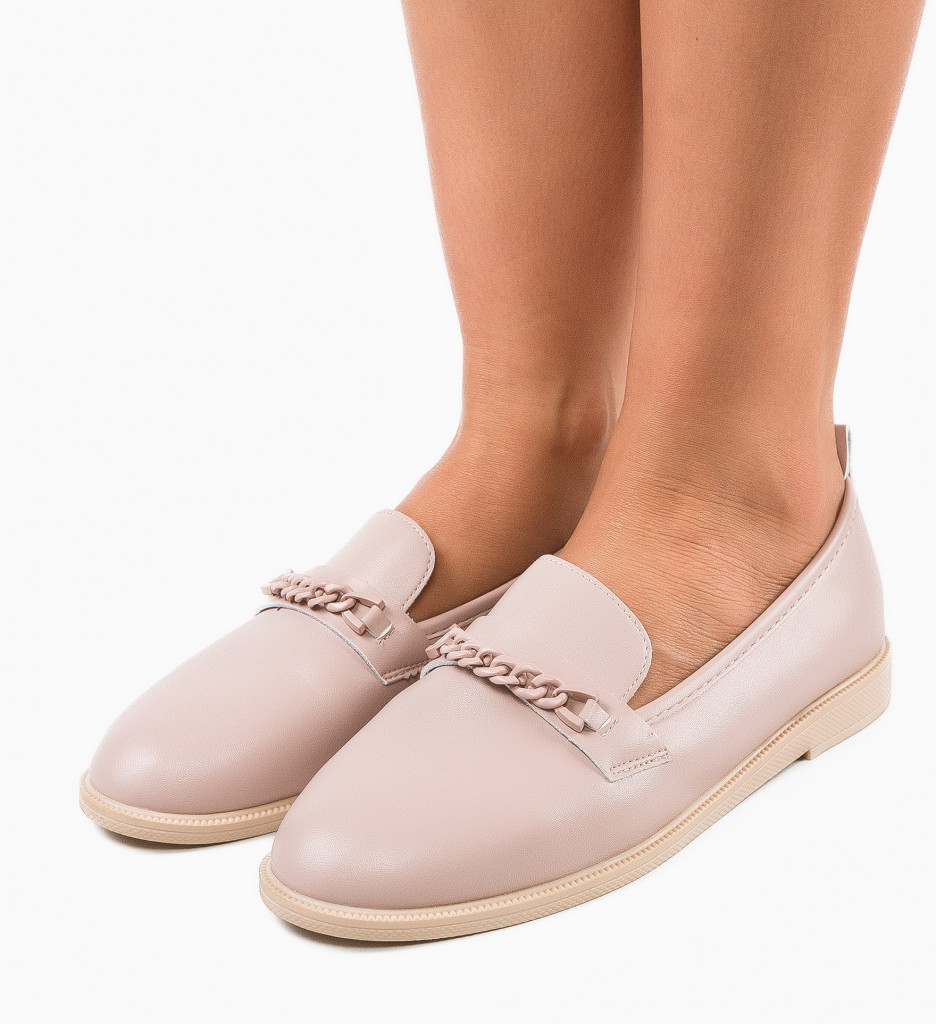 Pantofi Casual Dama Kalanz Nude - Confort și Eleganță - imagine 3