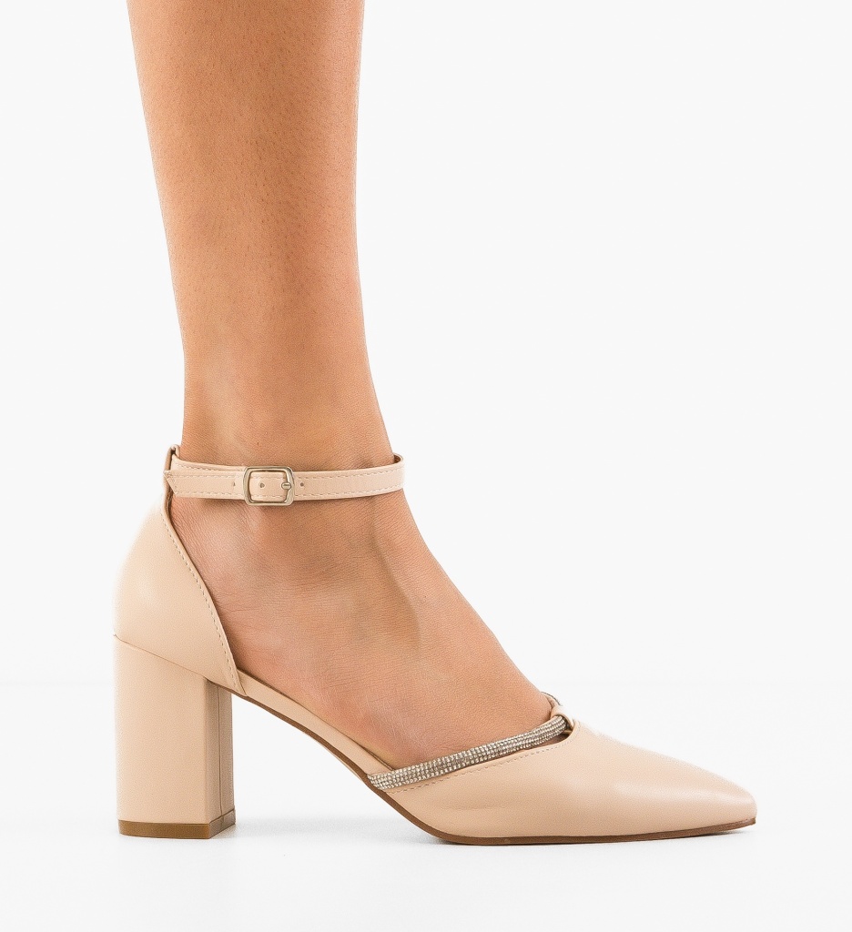 Pantofi Dama Lynes Bej | Eleganți și Versatili - imagine 2