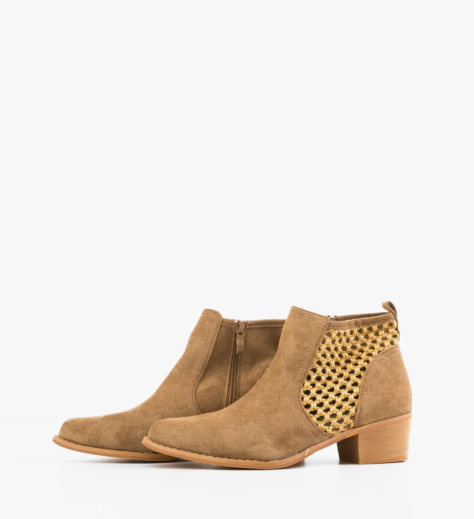 Botine Dama Melod Khaki - Eleganță & Confort - imagine 6