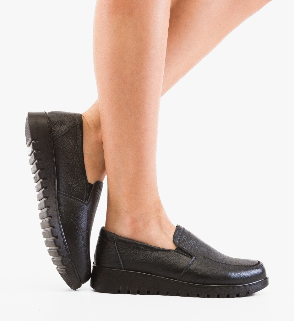 Pantofi Casual Gherghy Negri - Eleganță și Confort