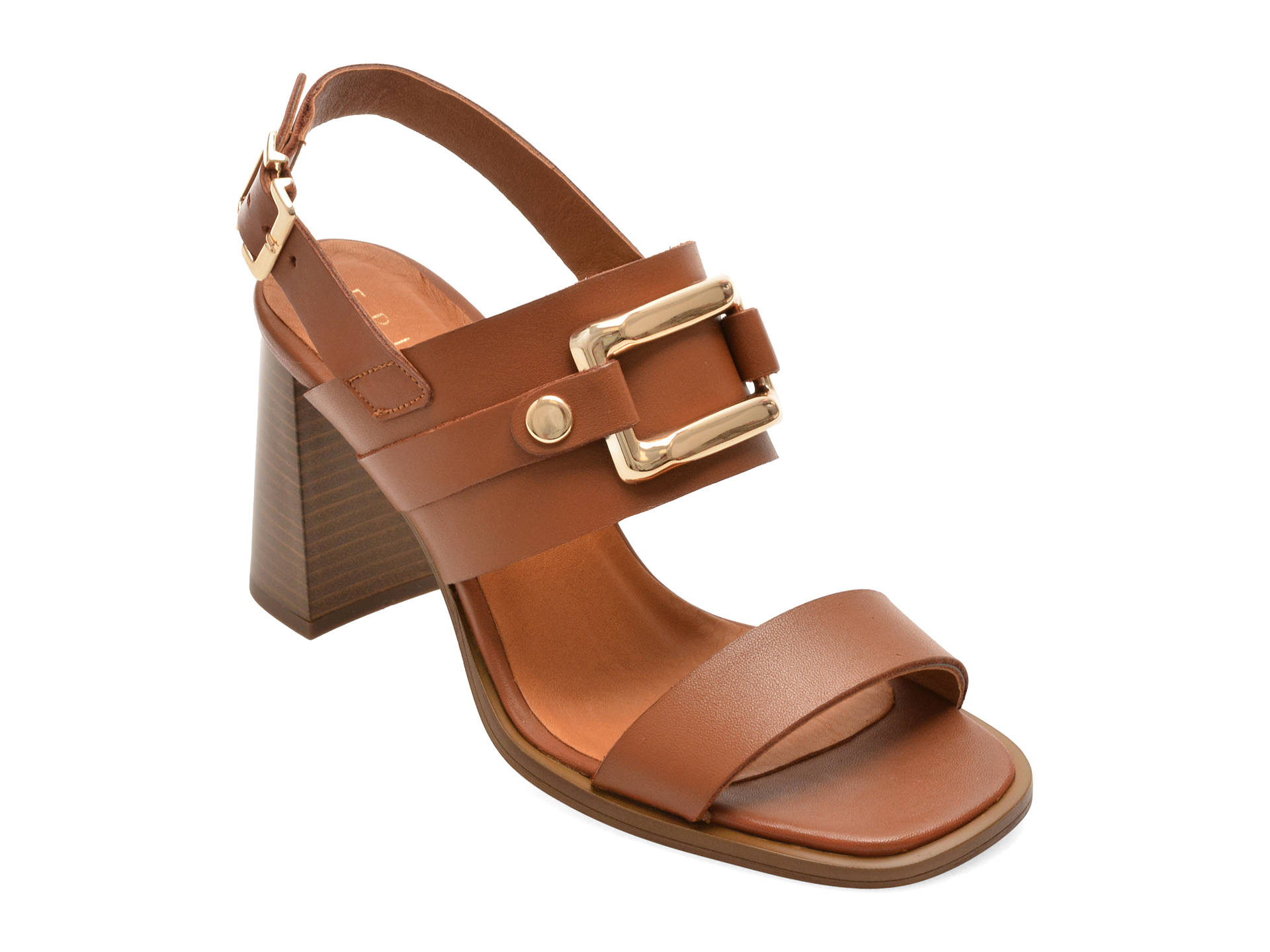 Sandale EPICA Maro din Piele Naturală - Confort & Stil