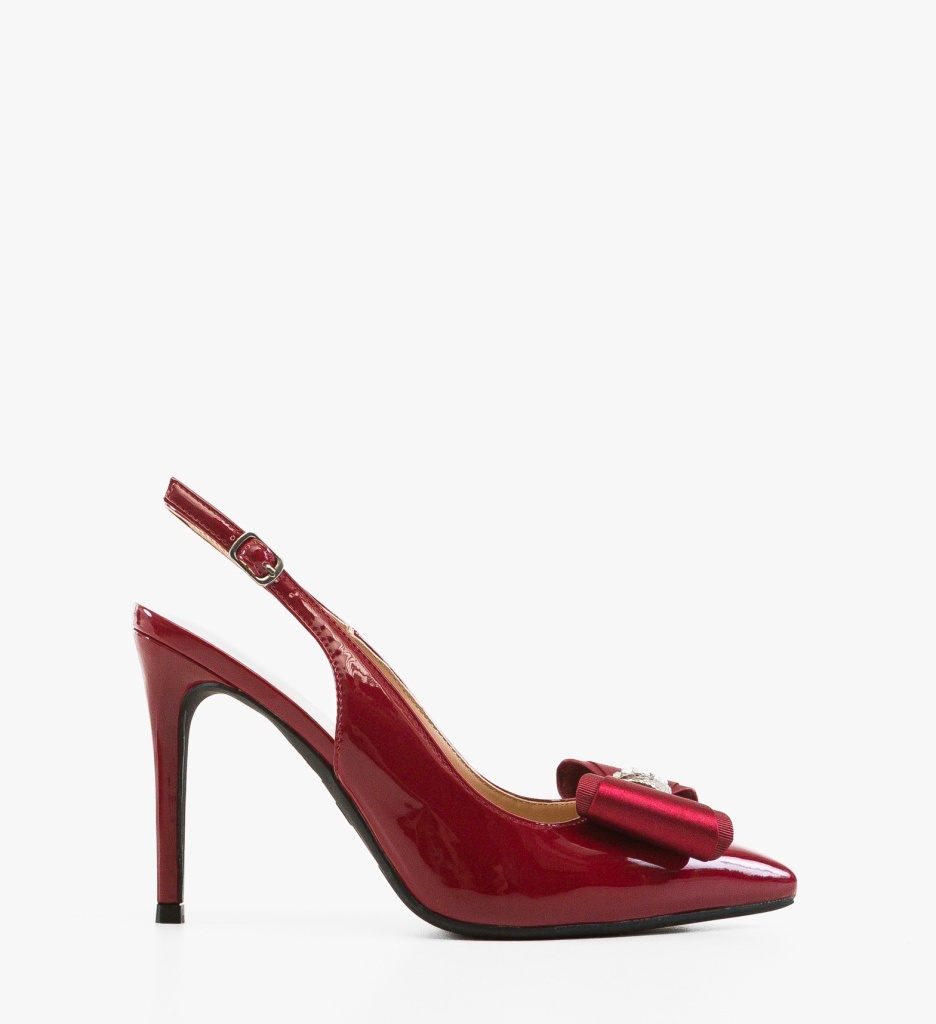 Pantofi Gift Grena Depurtat | Stil și Eleganță - imagine 6