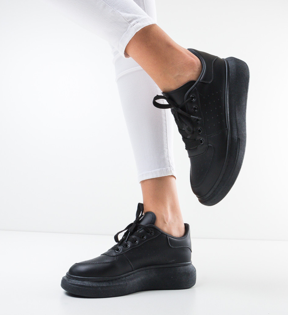 Pantofi Sport Popal Negri - Confort și Stil - imagine 3
