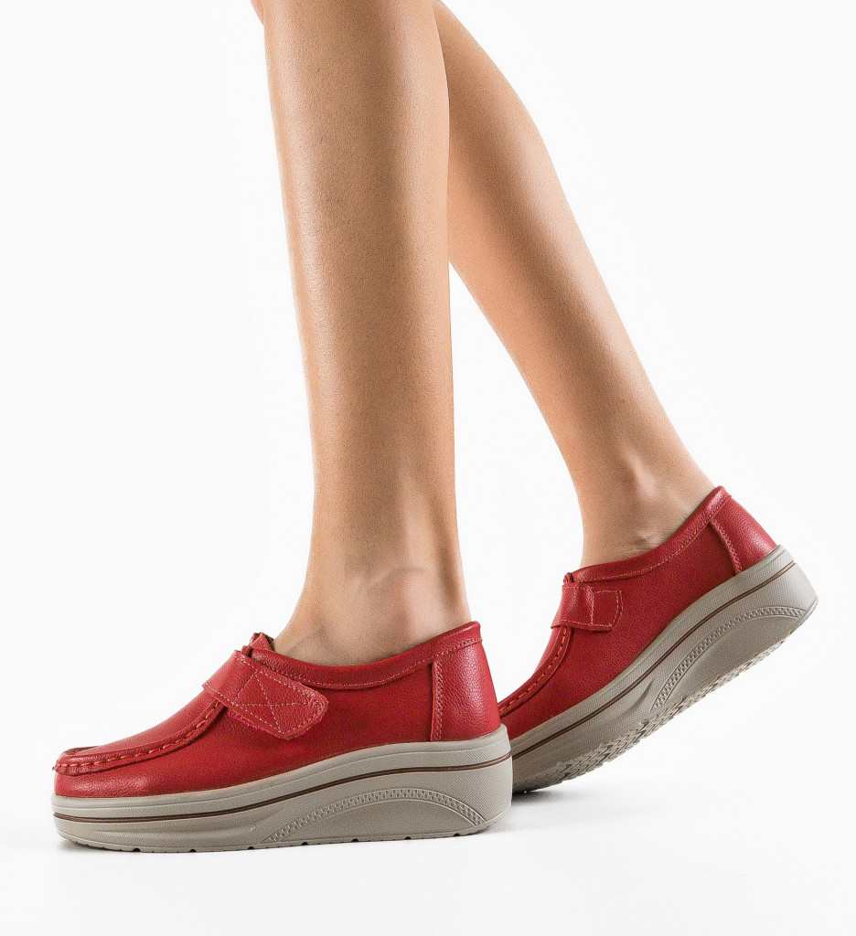 Pantofi Casual Liandrin Rosii - Stil și Confort - imagine 3