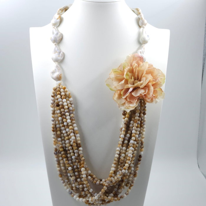 Colier 3D Romantic Shopika | Design Boho Chic