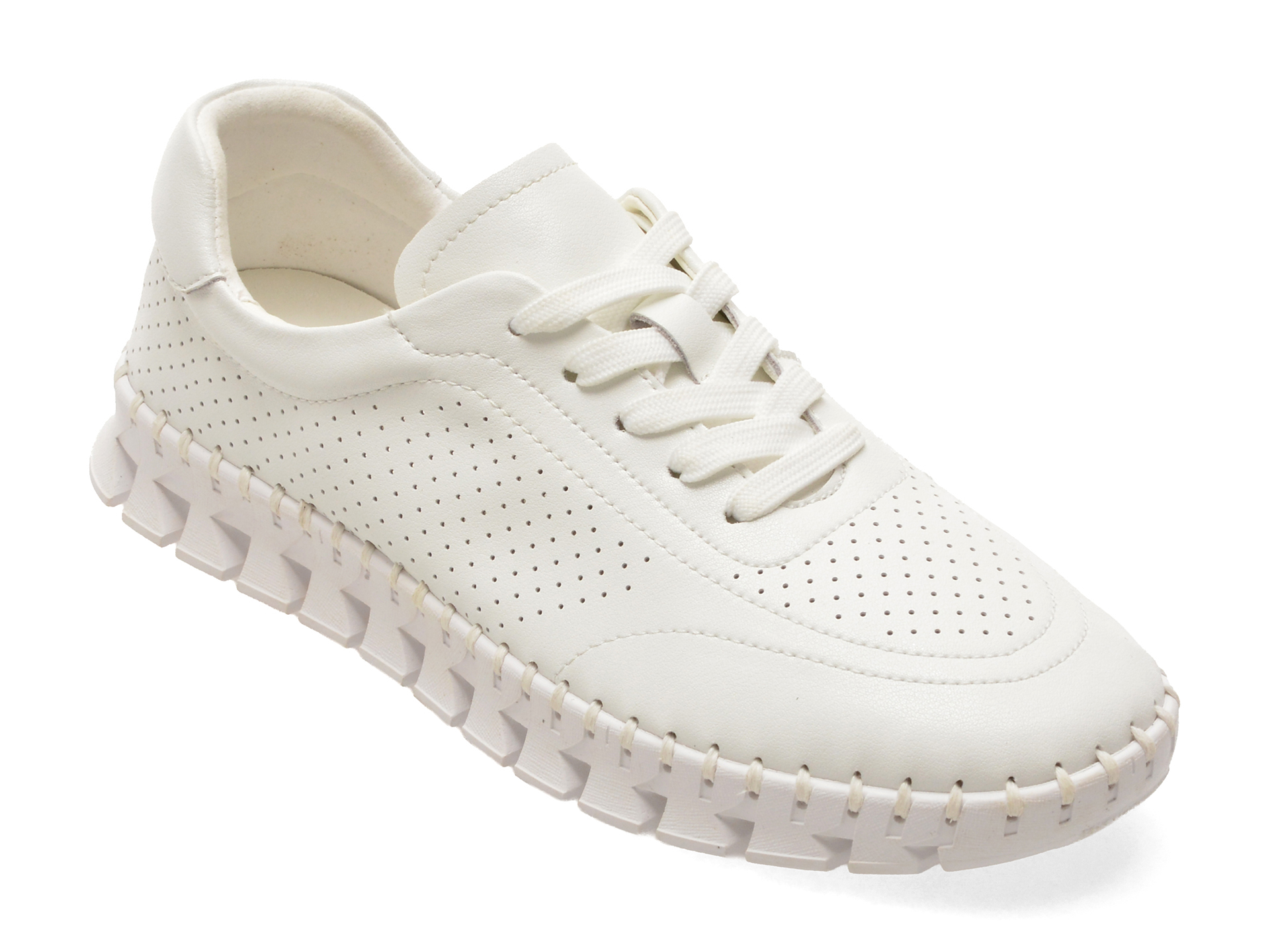 Pantofi Sport Flavia Passini Albi Piele Naturală