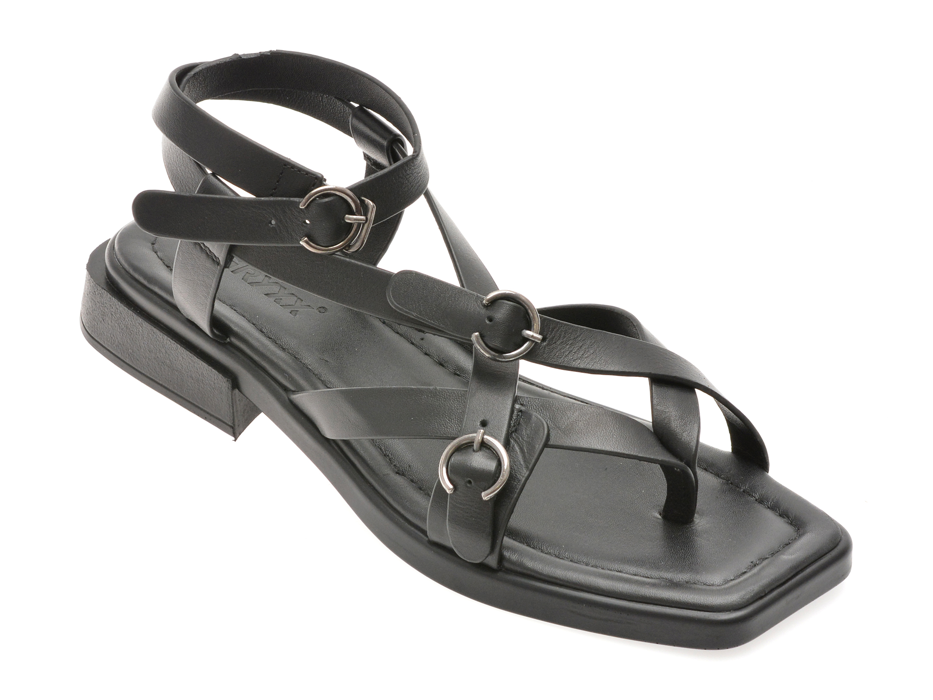 Sandale GRYXX negre din piele - Eleganță și confort