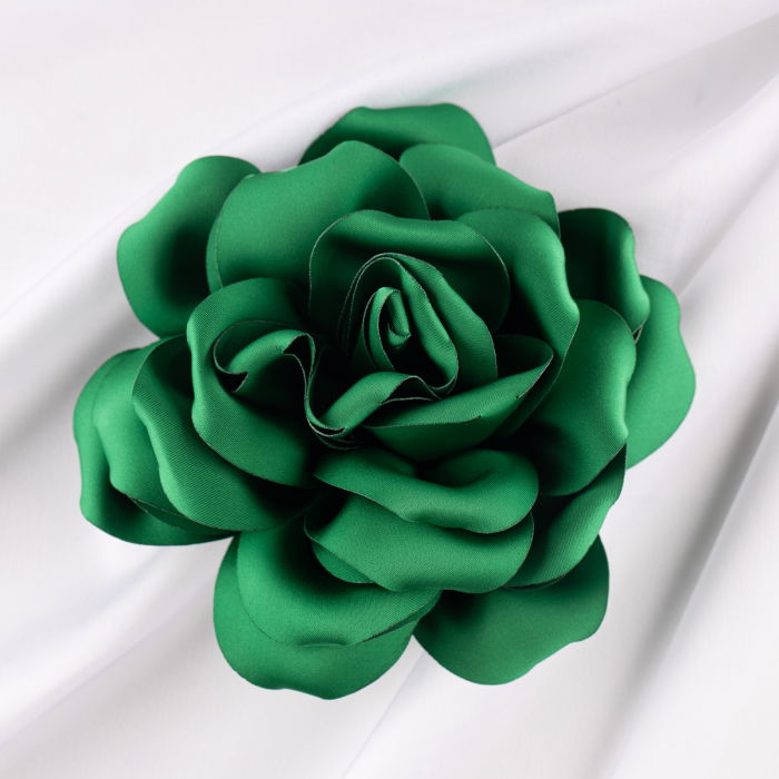 Brosa Floare Verde Shopika | Elegantă pentru Par