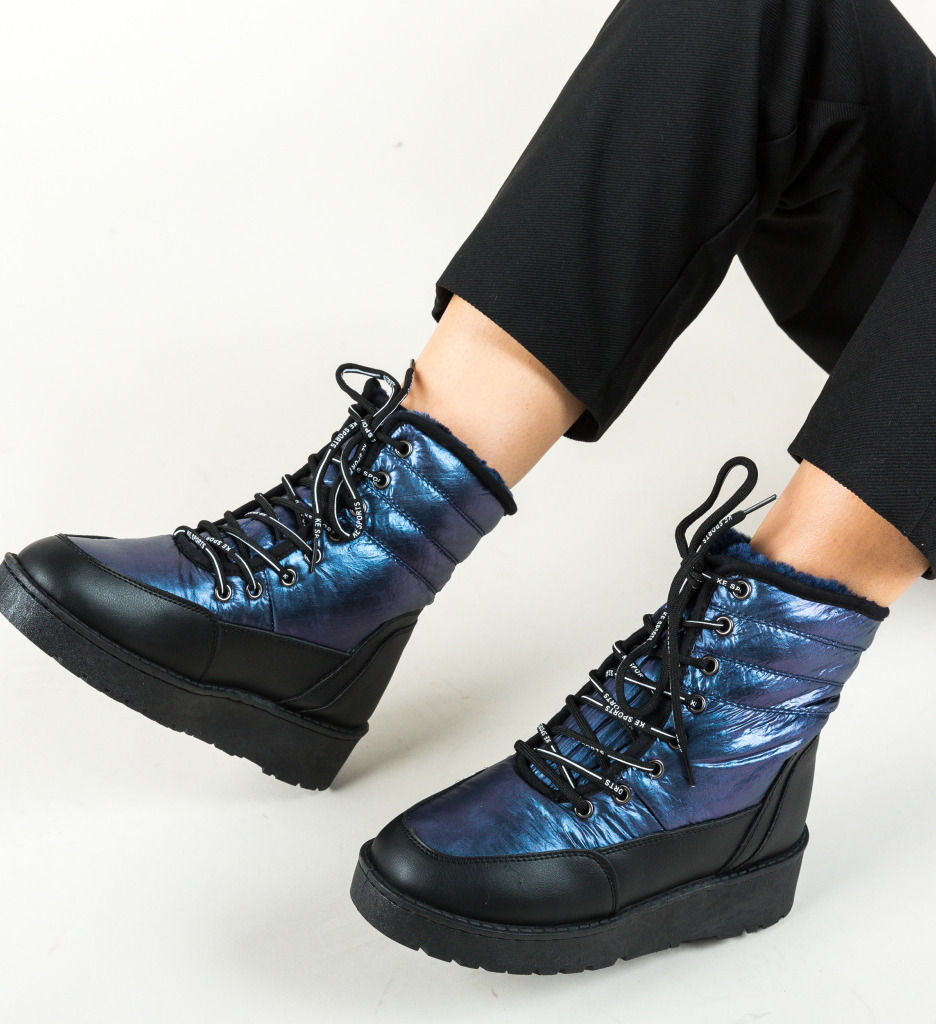 Ghete Dama Bleumarin | Eleganta si Confort - imagine 2