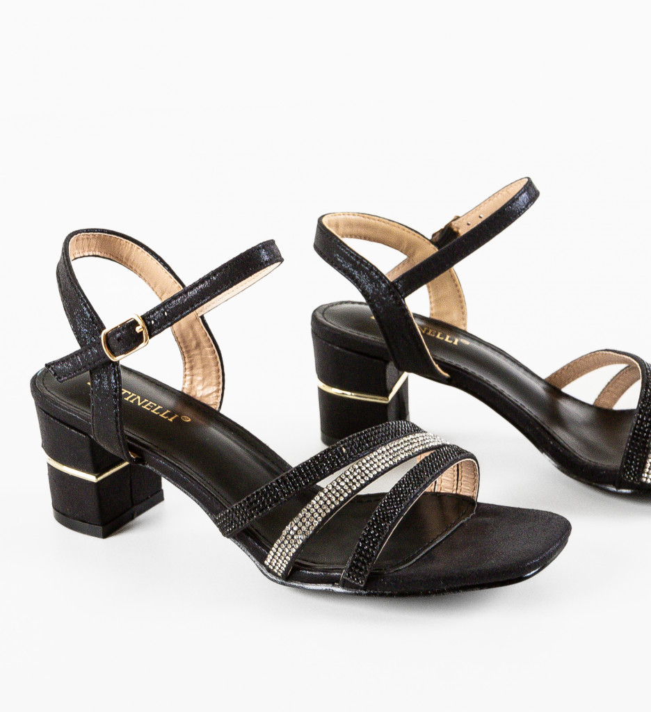Sandale Sunbell Negre - Eleganță și Stil - imagine 7