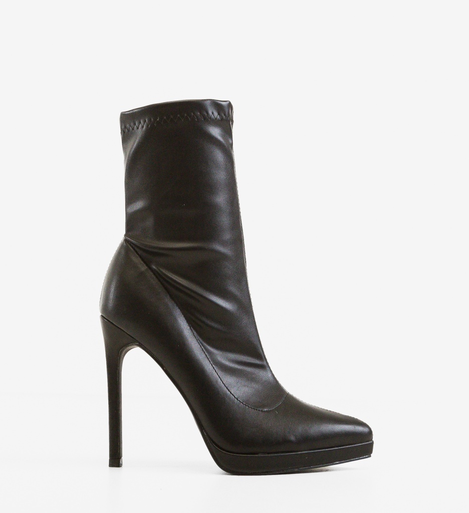 Botine Hamy Negre Depurtat - Eleganță și Confort - imagine 6