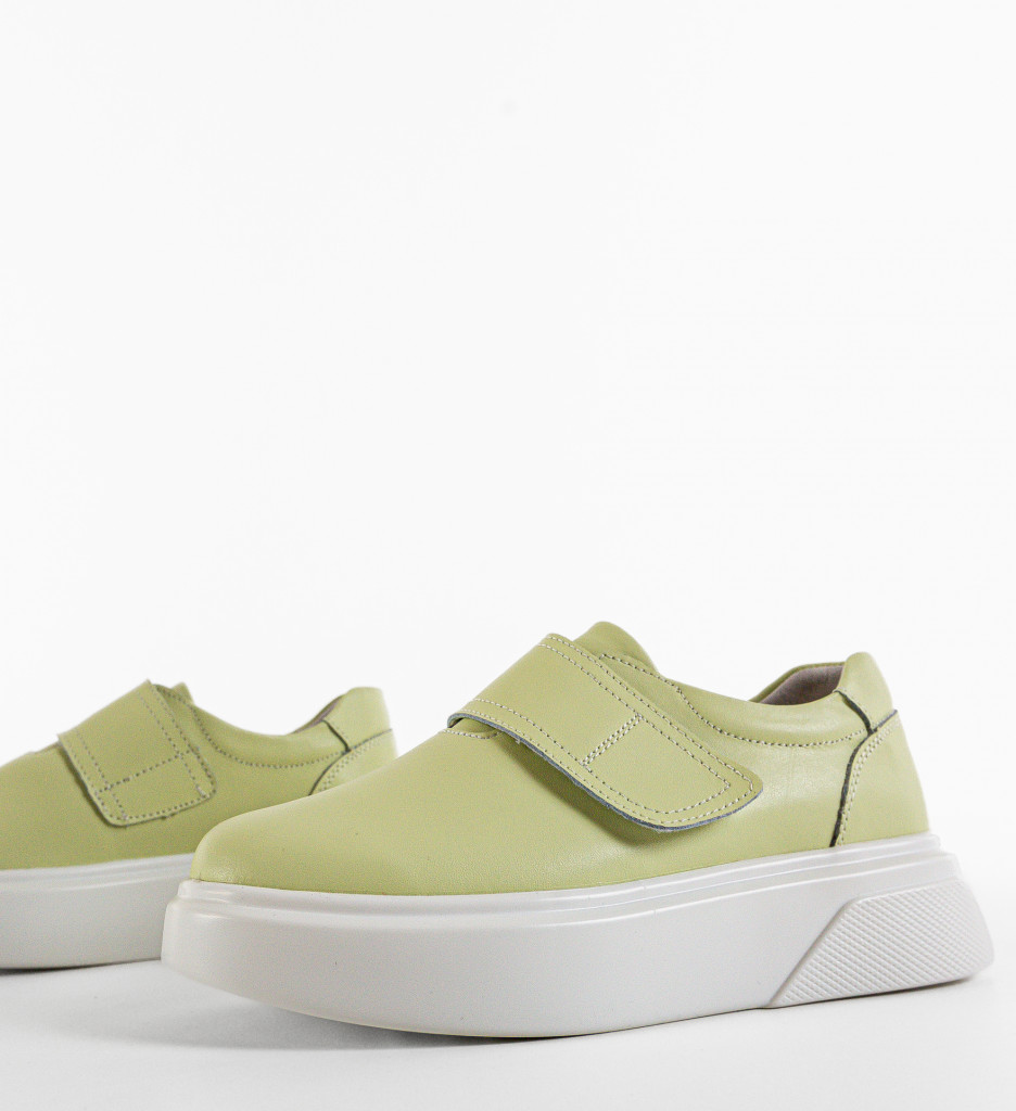 Pantofi Casual Dama Galbeni Slamet - Confort - imagine 5