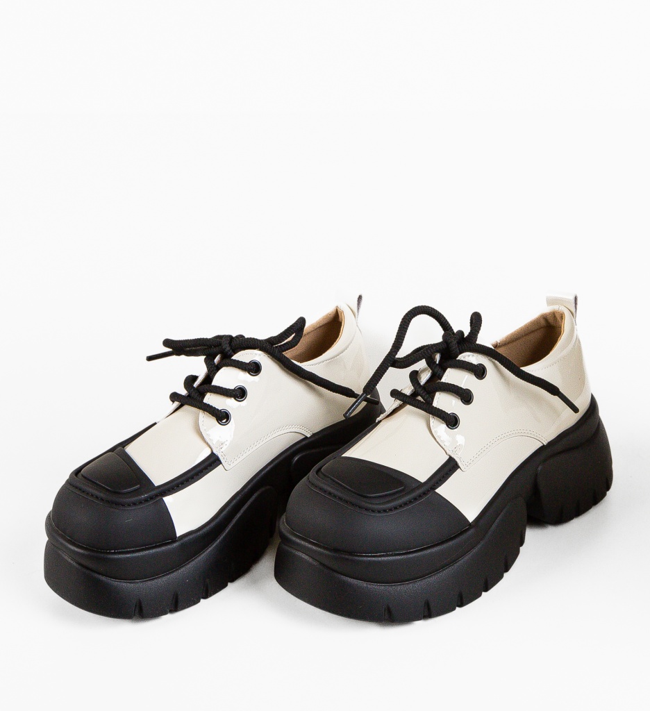 Pantofi Casual Dinku Bej | Confort și Stil Zilnic - imagine 4