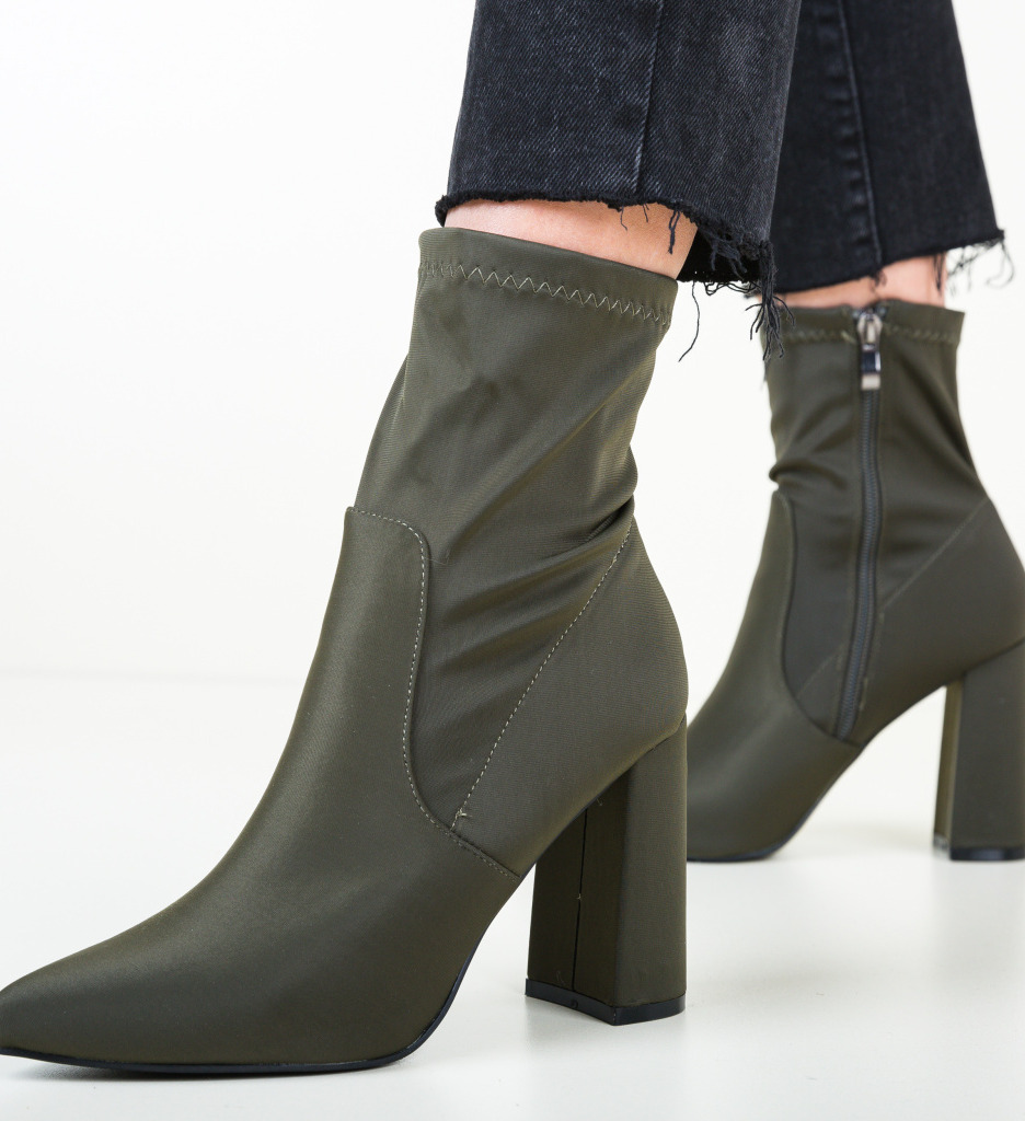 Botine Cash Verzi - Eleganță și Stil - imagine 5
