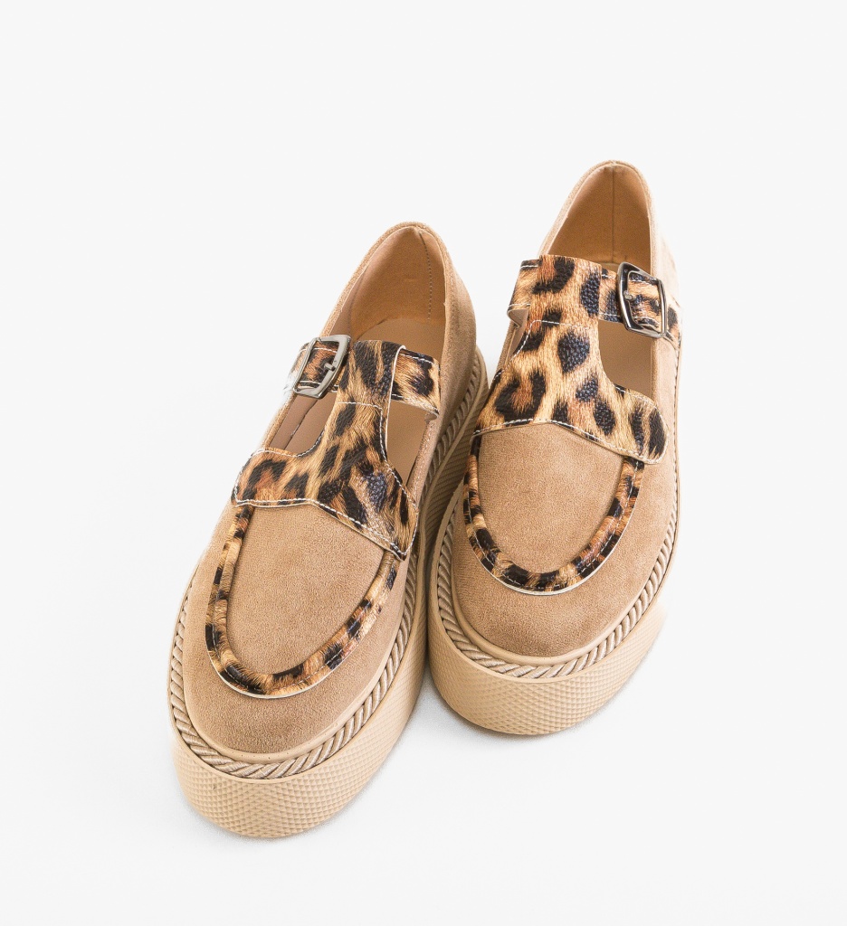 Pantofi Casual Teylar Bej - Confort și Stil - imagine 6