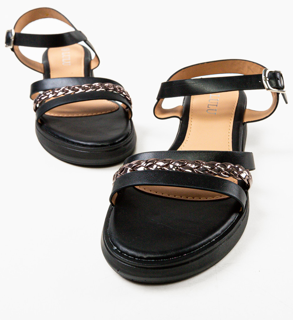 Sandale Varast Negre - Confort și Eleganță - imagine 4
