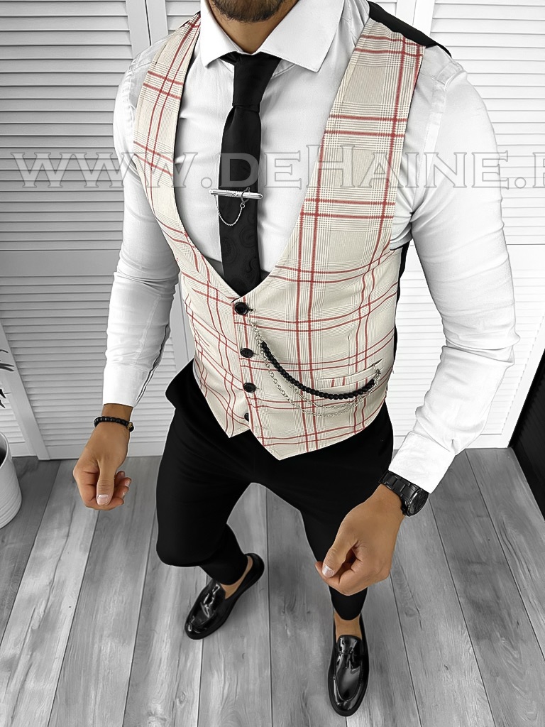 Vesta Elegantă Slim Fit Bumbac | Redusă