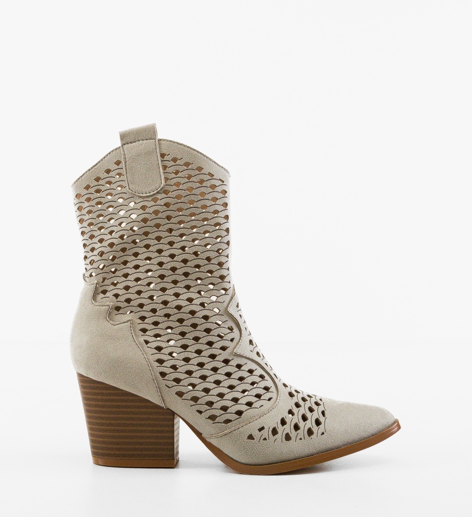 Botine Dama Cameron Gri - Eleganță și Confort - imagine 6