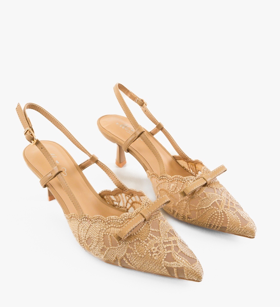 Pantofi Dama Perry Nude Eleganți - imagine 5