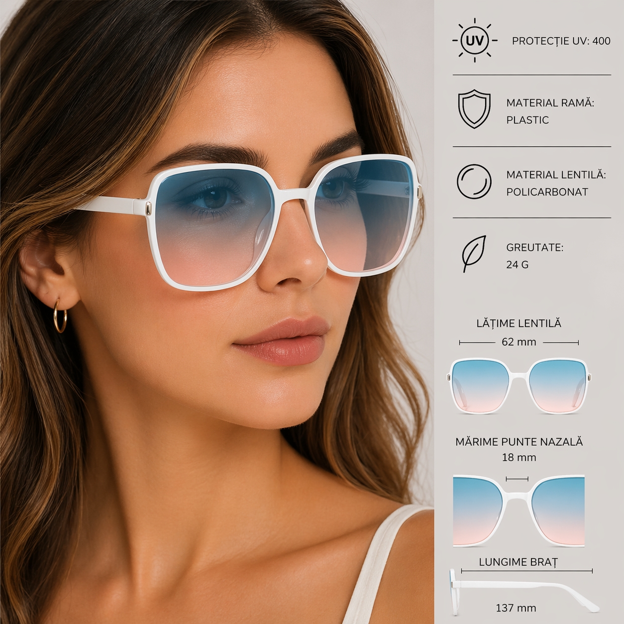 Picadili SG139: Ochelari soare cu protecție UV - imagine 5