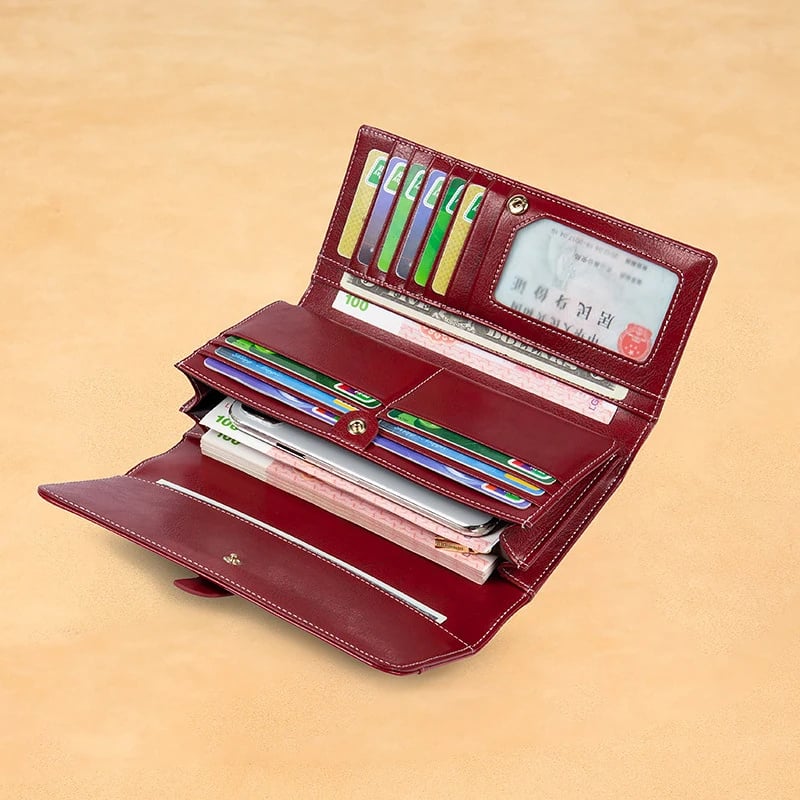 Delis Alzira PT1246 - Portofel Piele Naturală Turcoaz - imagine 2