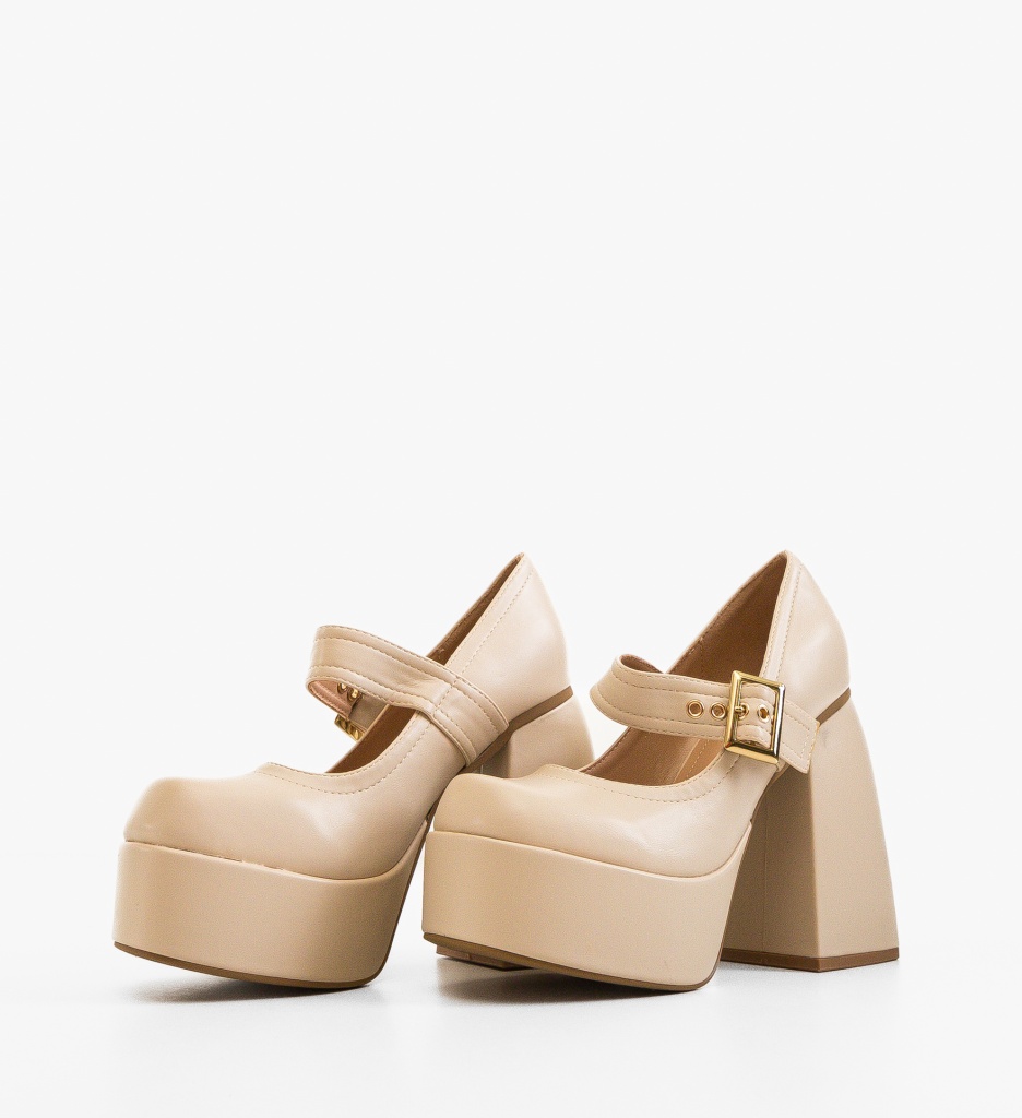 Pantofi Dama Luban Bej - Eleganți și Versatili - imagine 5