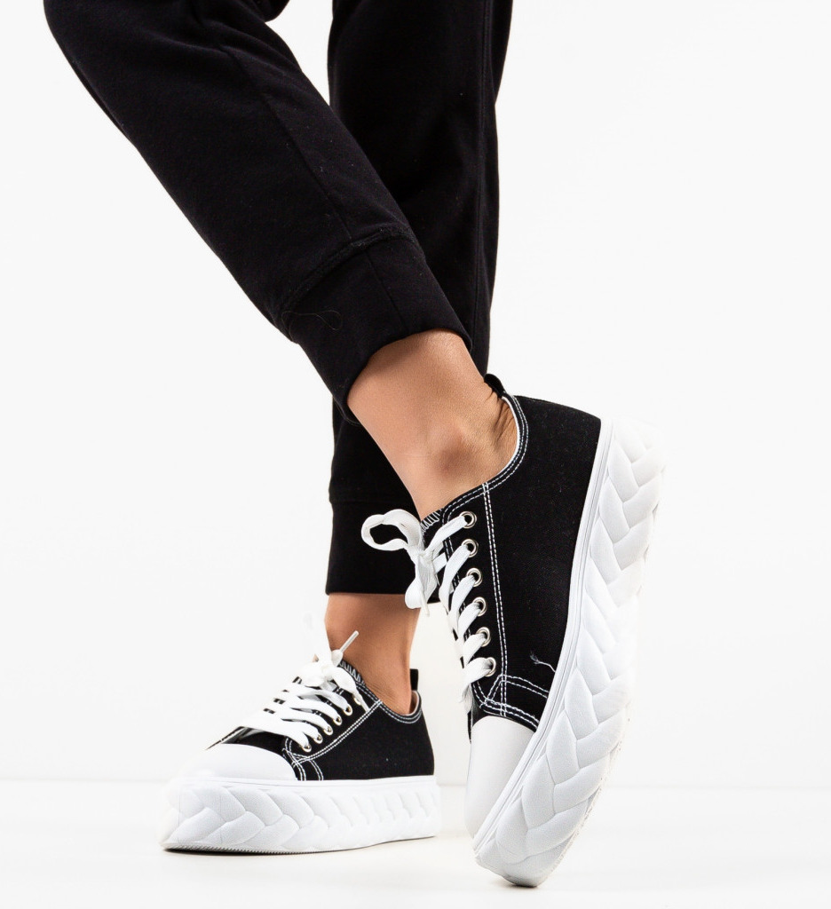 Sneakers Rogers Negri Dama - Confort și Stil