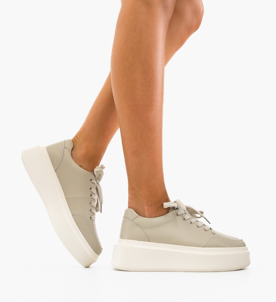 Sneakers Dama Etta Gri | Stil și Confort