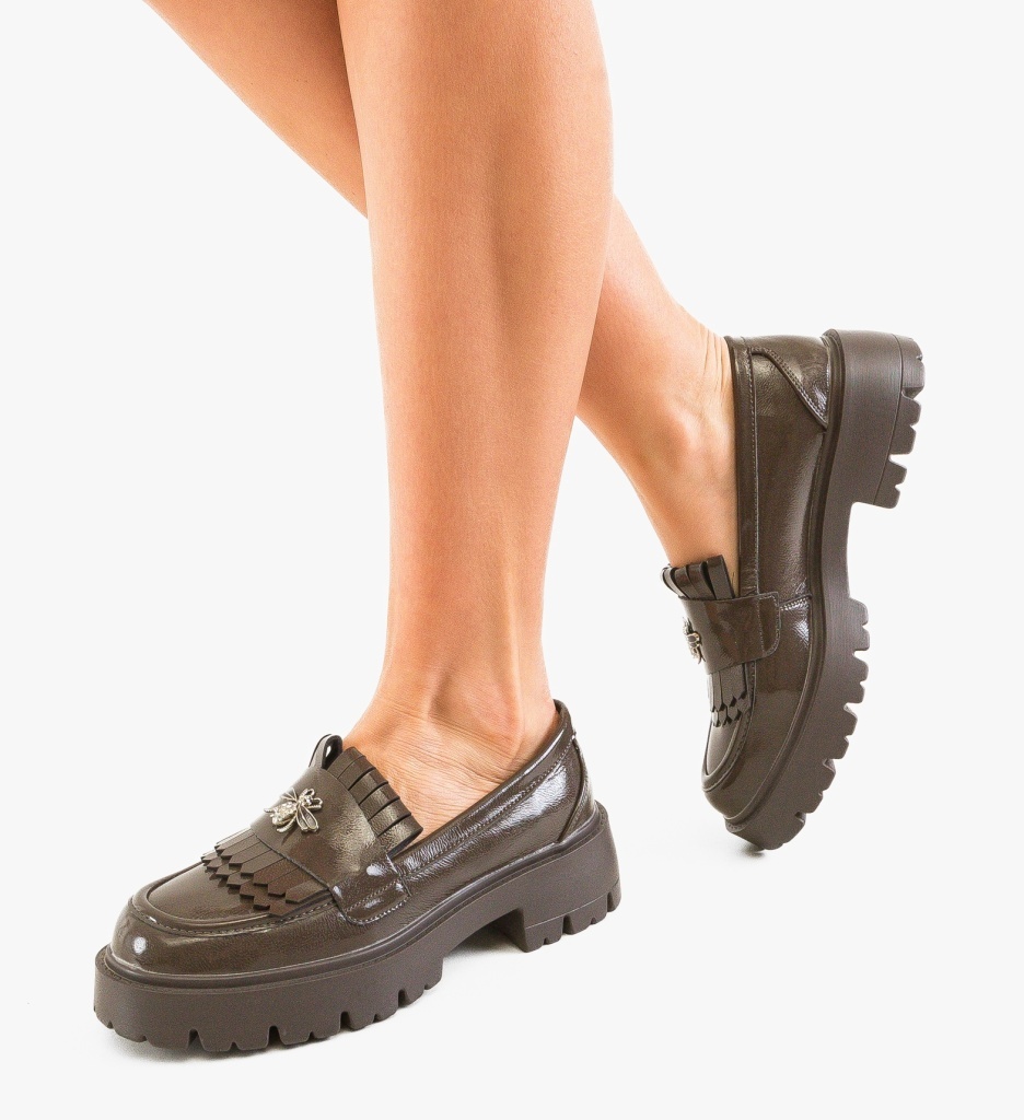 Pantofi Casual Trevy Khaki - Confort și Stil - imagine 3