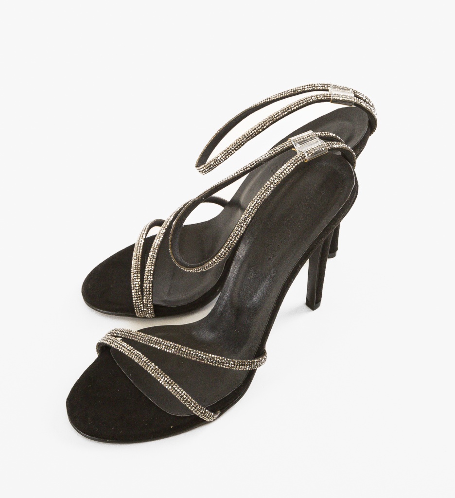 Sandale cu Toc Kajus Negre - Eleganță și Stil - imagine 5