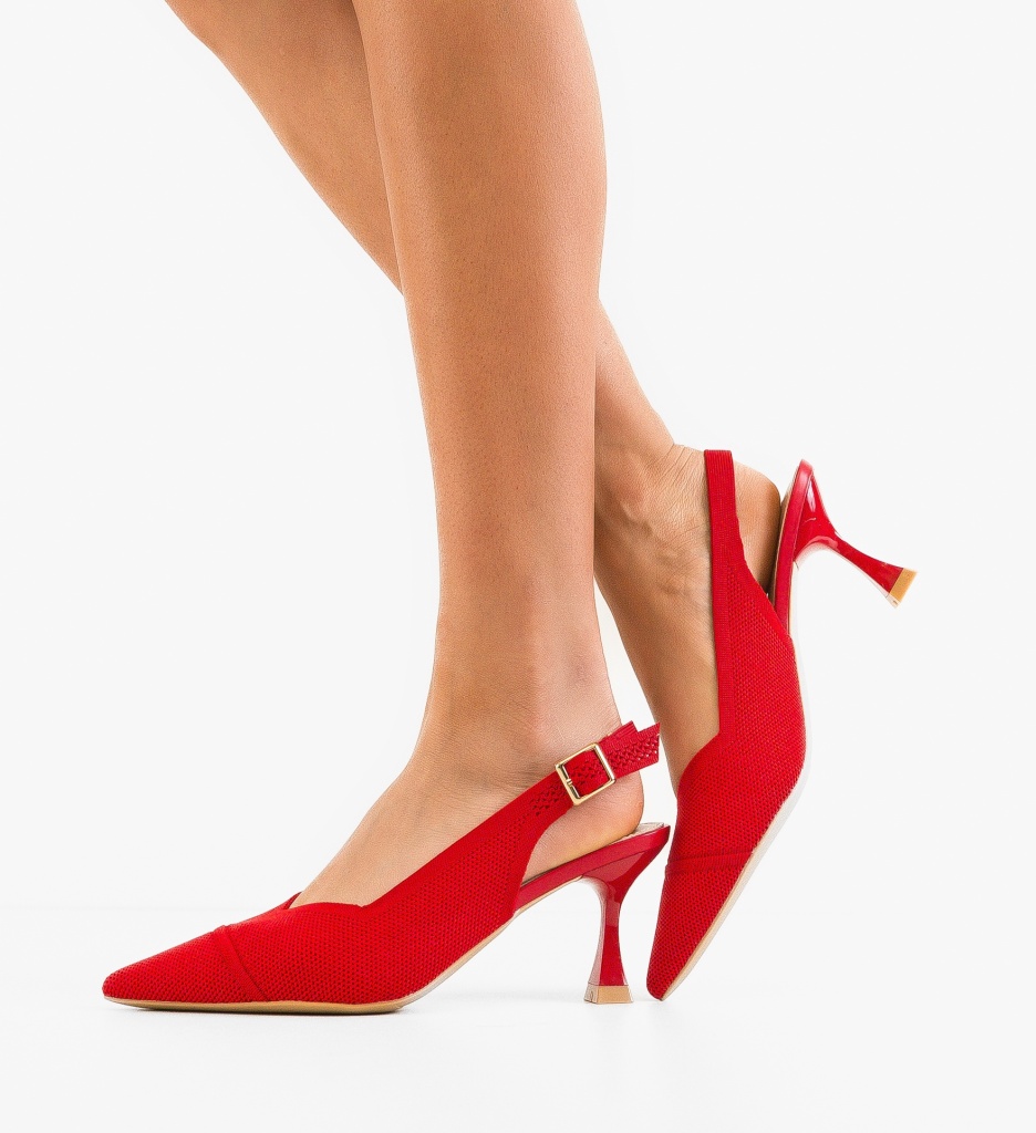 Pantofi cu Toc Rosii Aadam | Eleganță și Stil - imagine 2