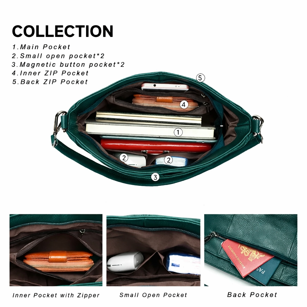 Geanta Dama Delis Isolda GT3823 Piele Naturala - imagine 6