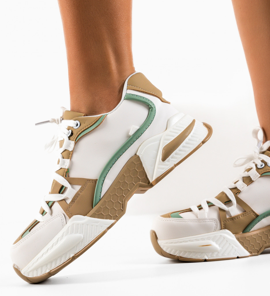 Sneakers Dama Samir Khaki - Confort & Stil