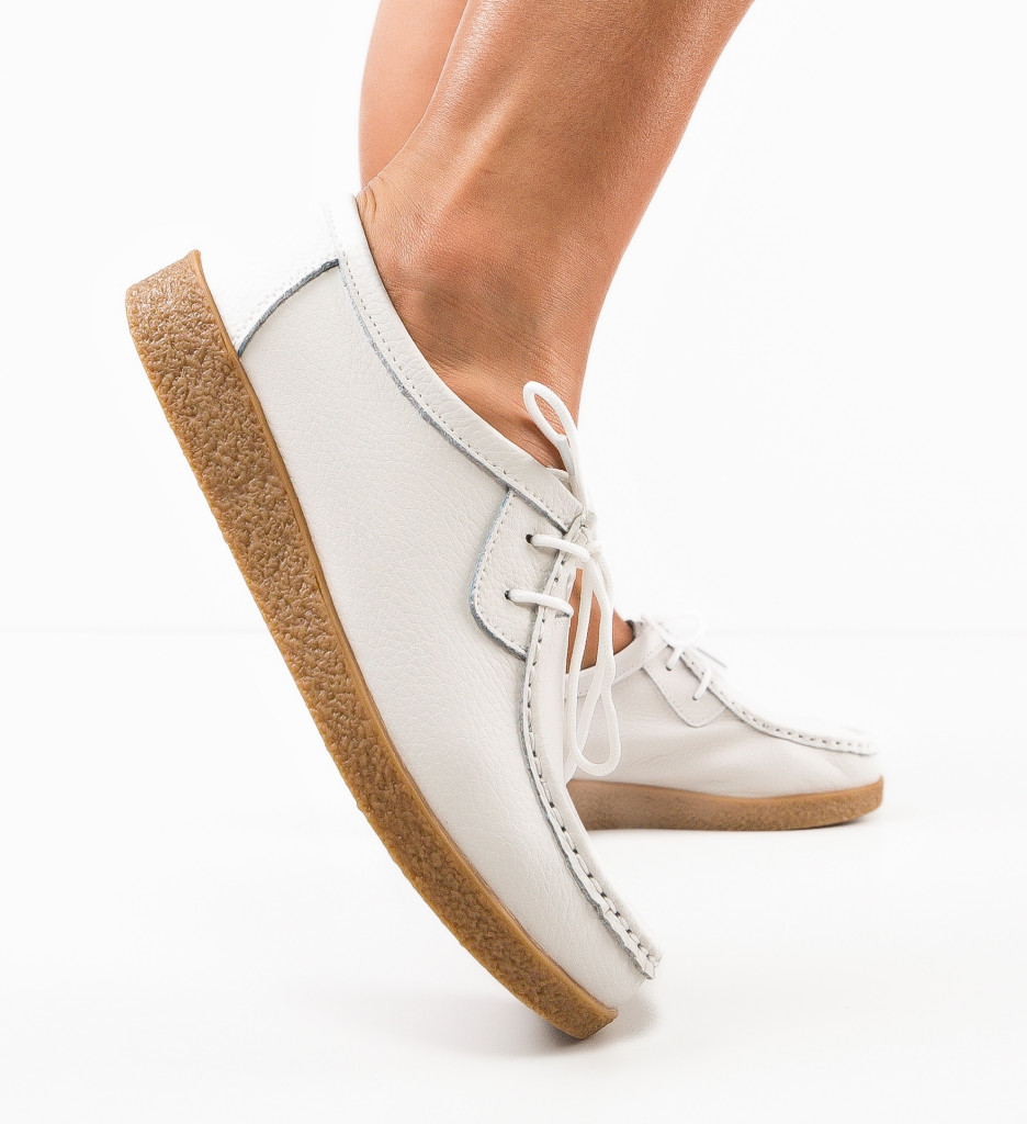 Pantofi Casual Neca Albi | Confort și Stil - imagine 3