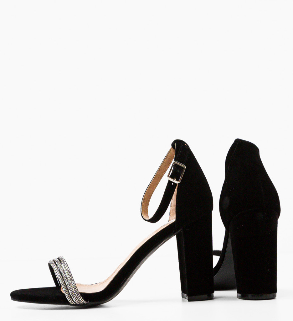 Sandale Amane Negre | Eleganță și Stil - imagine 5